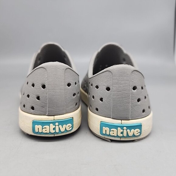 Native Water Shoes Kids Size 10 Gray Slip On - Picture 4 of 5